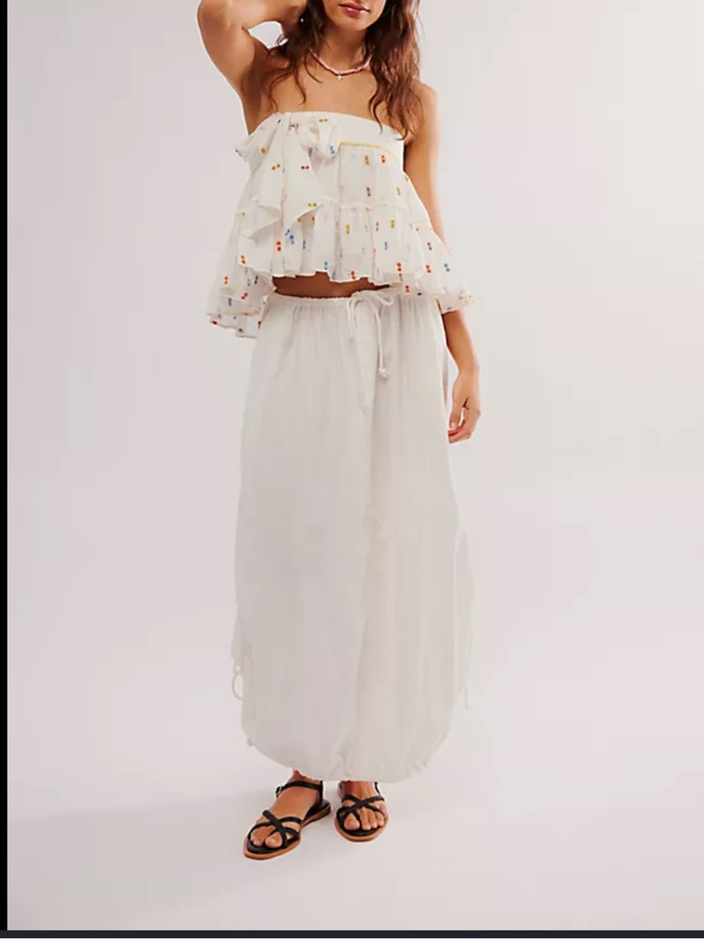 EUC FREE PEOPLE PICTURE PERFECT PARACHUTE SKIRT